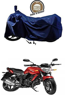 KEDIT Waterproof Two Wheeler Cover for Yamaha(FZ16, Blue)