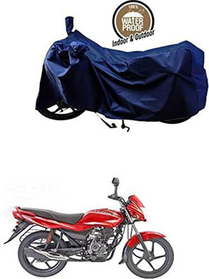 KEDIT Waterproof Two Wheeler Cover for Bajaj(Platina 100 DTS-i, Blue)