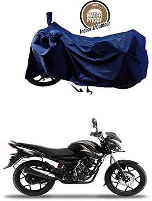 THE REAL ARV Waterproof Two Wheeler Cover for Bajaj(Discover 125 DTS-i, Blue)