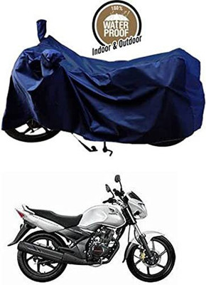 KEDIT Waterproof Two Wheeler Cover for Honda(Unicorn Dazzler, Blue)