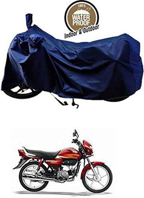 KEDIT Waterproof Two Wheeler Cover for Honda(CD Dawn, Blue)