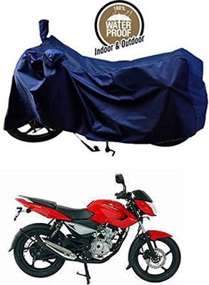 KEDIT Waterproof Two Wheeler Cover for Bajaj(Pulsar 135 LS DTS-i, Blue)