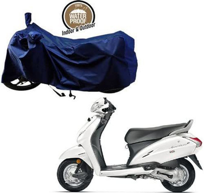 KEDIT Waterproof Two Wheeler Cover for Honda(Activa 4G, Blue)
