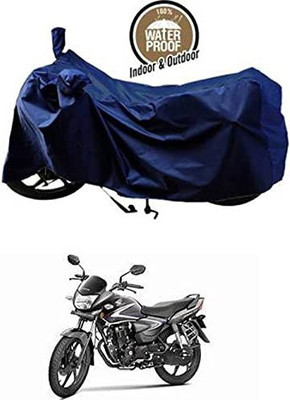 KEDIT Waterproof Two Wheeler Cover for Indian(CB Shine, Blue)