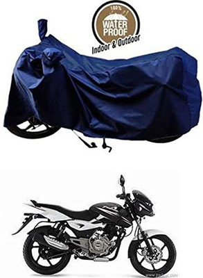 KEDIT Waterproof Two Wheeler Cover for Bajaj(Pulsar 150 DTS-i, Blue)