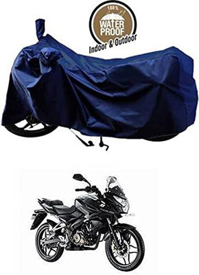 KEDIT Waterproof Two Wheeler Cover for Bajaj(Pulsar AS 150, Blue)