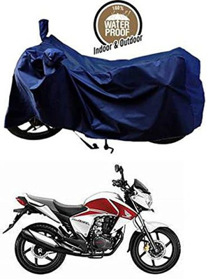 KEDIT Waterproof Two Wheeler Cover for Indian(CB Twister, Blue)