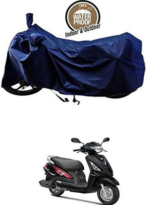 KEDIT Waterproof Two Wheeler Cover for Suzuki(Swish 125, Blue)