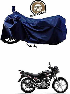 KEDIT Waterproof Two Wheeler Cover for Universal For Bike(YBR 110, Blue)