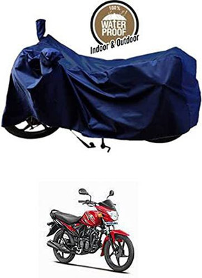 KEDIT Waterproof Two Wheeler Cover for Universal For Bike(Hayate, Blue)