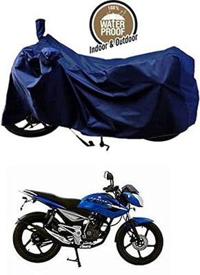 KEDIT Waterproof Two Wheeler Cover for Bajaj(XCD 125cc, Blue)