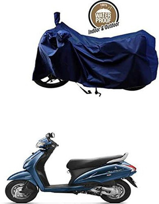 KEDIT Waterproof Two Wheeler Cover for Universal For Bike(Activa, Blue)
