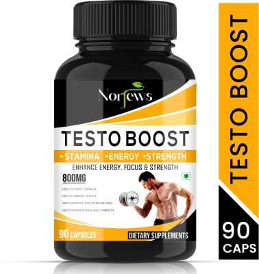 Norjews Testosterone Booster For Men, Testo Booster Power Support Tablets Supplement(90 Capsules)