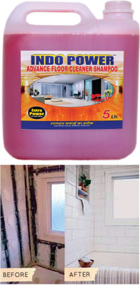 INDOPOWER FLOOR CLEANER SHAMPOO (ROSE) 5ltr. Rose(5000 ml)