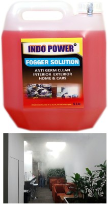 INDOPOWER FOGGER SOLUTION Anti Germ Clean (Interior Exterior Home & Cars ) 5ltr. Regular(5000 ml)