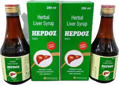 HEPDOZ SYRUP HERBAL SYRUP COMBO (400 ML )(Pack of 2, 400 ml)