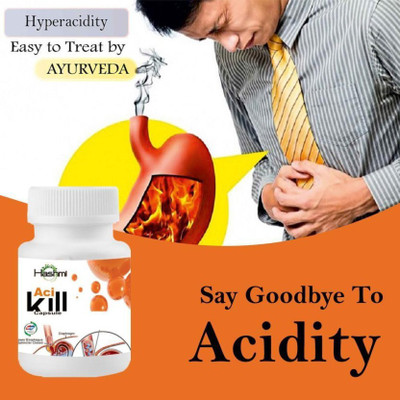 Hashmi ACIKILL Capsule | constipation medicine ayurvedic for men kayam -pack of 2(Pack of 2, 20 Capsules)