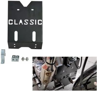 Qiisx Engine Plate -Classic 350, Classic 500, Classic Chrome, Classic Desert Storm Bike Engine Guard(Royal Enfield)