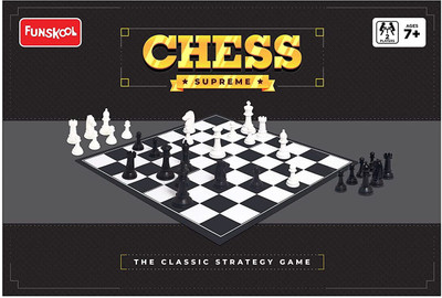 FUNSKOOL Chess Supreme Chess Set, Kids 7 & Above Board Game Accessories