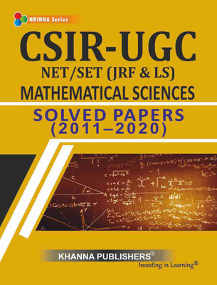 CSIR - UGC NET/SET (JRF & LS) Mathematical Sciences Previous year solved paper(Paperback, Khanna Editorial Team)