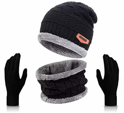 HUSB Solid Beanie Cap