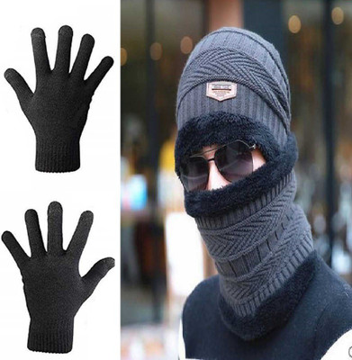 HUSB Solid Beanie Cap