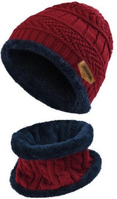 SPORT COLLECTION Woven Beanie Cap(Pack of 2)