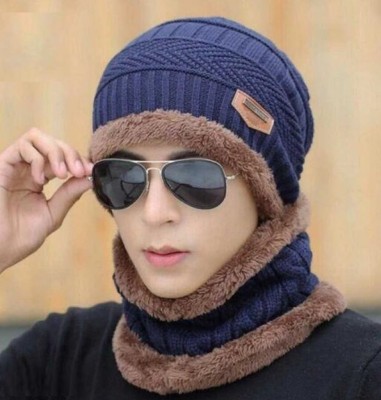 SPORT COLLECTION Woven Beanie Cap(Pack of 2)