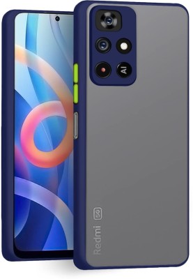 Deltavo Back Cover for Poco M4 Pro 5G, Mi Redmi Note 11T 5G(Blue, Camera Bump Protector, Pack of: 1)