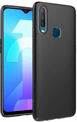 S-Softline Back Cover for Vivo Y17, Exclusive Premium 3D Plain Candy Case(Black, Pack of: 1)