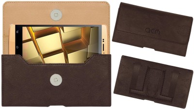 ACM Pouch for Iball Andi 5q Gold 4g(Brown, Holster, Pack of: 1)