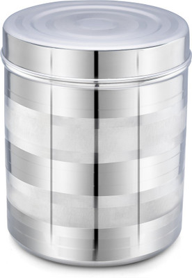 NEELAM Steel Grocery Container  - 1900 ml(Silver)