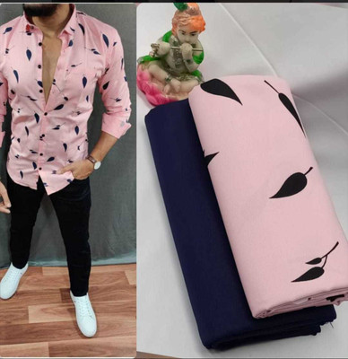 WELE DERBIES Polyester Printed Shirt & Trouser Fabric