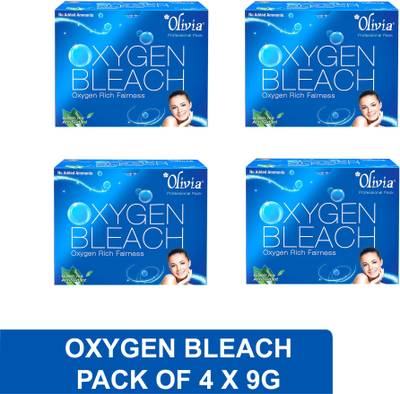 Olivia Oxygen Rich Fairness Bleach (Pack of 4 X 9G)