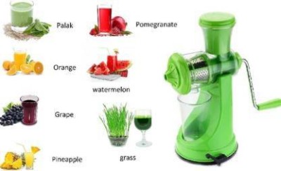 Somkala Plastic for Fruits & Vegetables and Non Stick Gas Toaster(Combo Pack of 1) Hand Juicer(Green, Black)