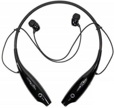GUGGU UGJ_654M_HBS 730 Neck Band Bluetooth Headset Bluetooth Headset(Black, In the Ear)
