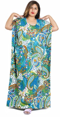 RANKYA Floral Print Pure Cotton Women Kaftan