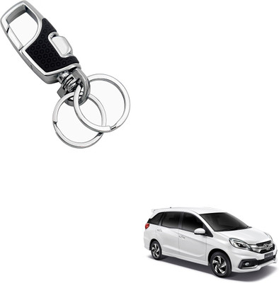 SEMAPHORE Car Luxury & Elegance Key Holder Heavy Duty(Black) Compatible with Mobilio Key Chain