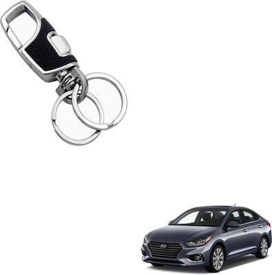 SEMAPHORE Car Luxury & Elegance Key Holder Heavy Duty(Black) Compatible with Accent Key Chain