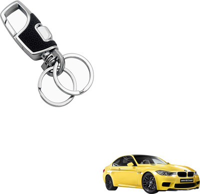 SEMAPHORE Car Luxury & Elegance Key Holder Heavy Duty(Black) Compatible with 3 Series Key Chain