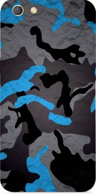 LAMHA Oppo A71 Mobile Skin(Ultra Super Camouflage Blue Skin With High Mattte Finish.)