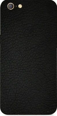 LAMHA Oppo A71 Mobile Skin(Ultra Super Black Leather Skin With High Mattte Finish.)