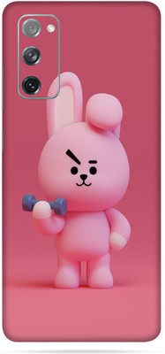 OggyBaba Samsung Galaxy S20 FE 5G Mobile Skin(Pink Teddy Multicolor Skin With Ultra Matte Finish)