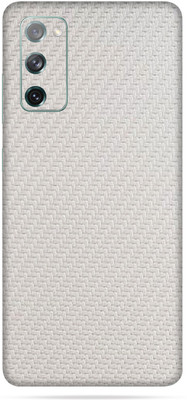 WeCre8 Skin's Samsung Galaxy S20 Fe 5g, Carbon Fiber White Mobile Skin(White)