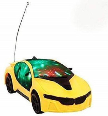 SNM97 Wireless Remote Control Fast Modern Car With 3D Light CAR_RC_YLW26(Yellow)