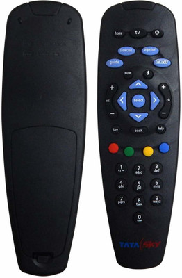 Tata Sky Compatible Remote Controller tata sky sd Remote Controller(Black)