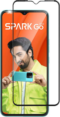 Flipkart SmartBuy Edge To Edge Tempered Glass for Tecno Spark Go 2022(Pack of 1)