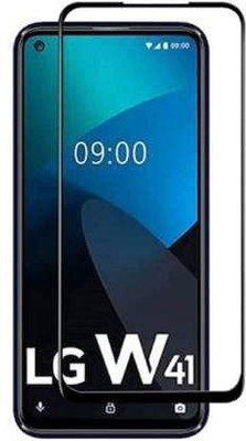 VISHZONE Edge To Edge Tempered Glass for LG W31(Pack of 1)