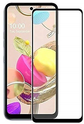 VISHZONE Edge To Edge Tempered Glass for LG K42(Pack of 1)