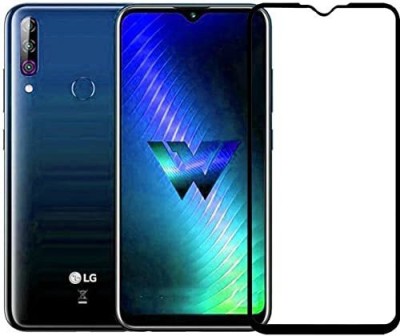 VISHZONE Edge To Edge Tempered Glass for LG W31(Pack of 1)